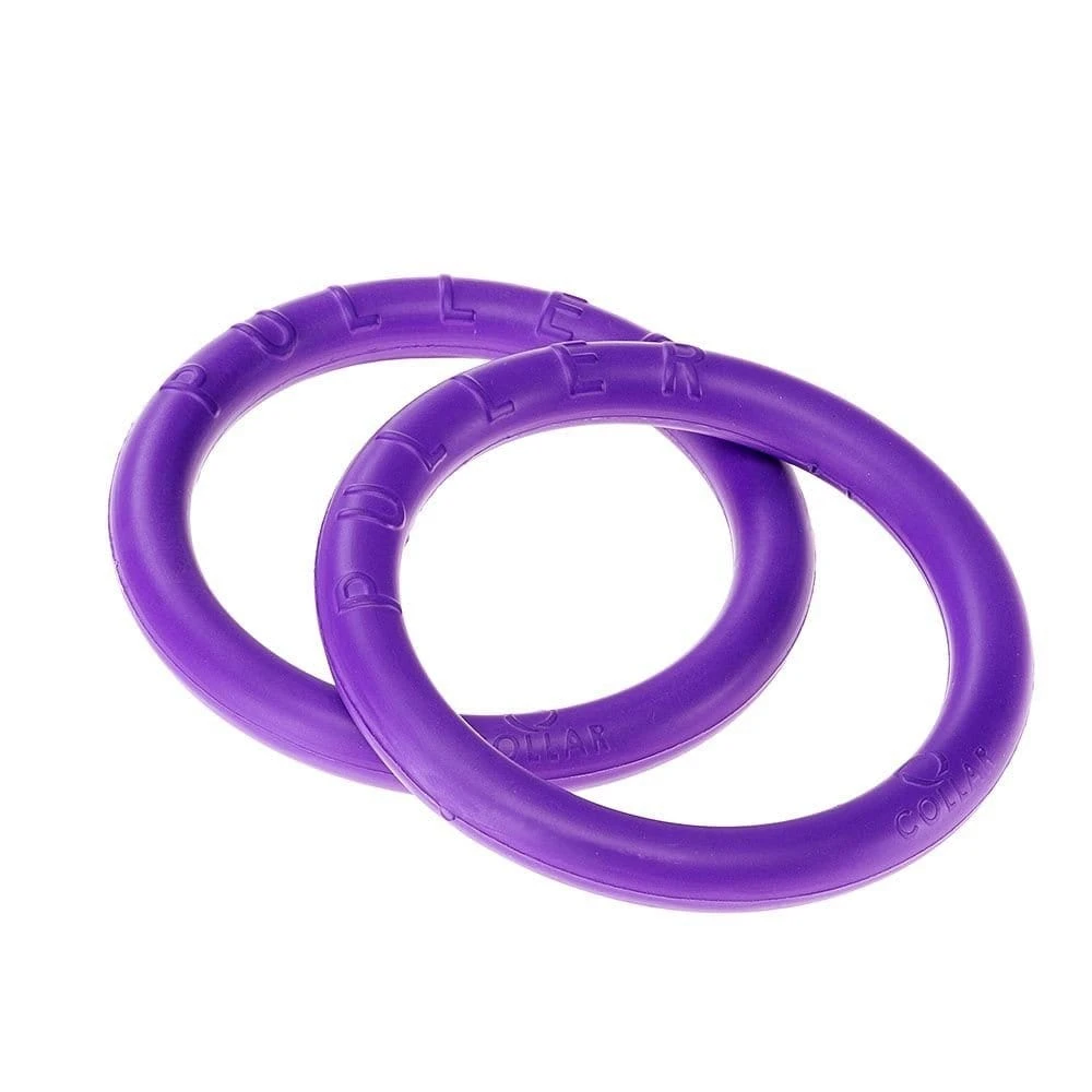 Puller gioco anello per cane viola in set da due anelli