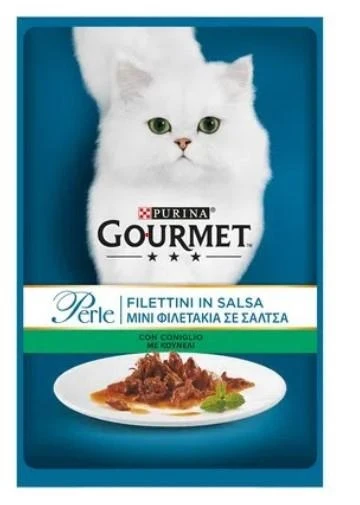Purina Gourmet Perle Filetti con Coniglio 26 x 85 g