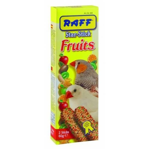 Raff Star-Stick Fruits per Uccelli Esotici 60 g