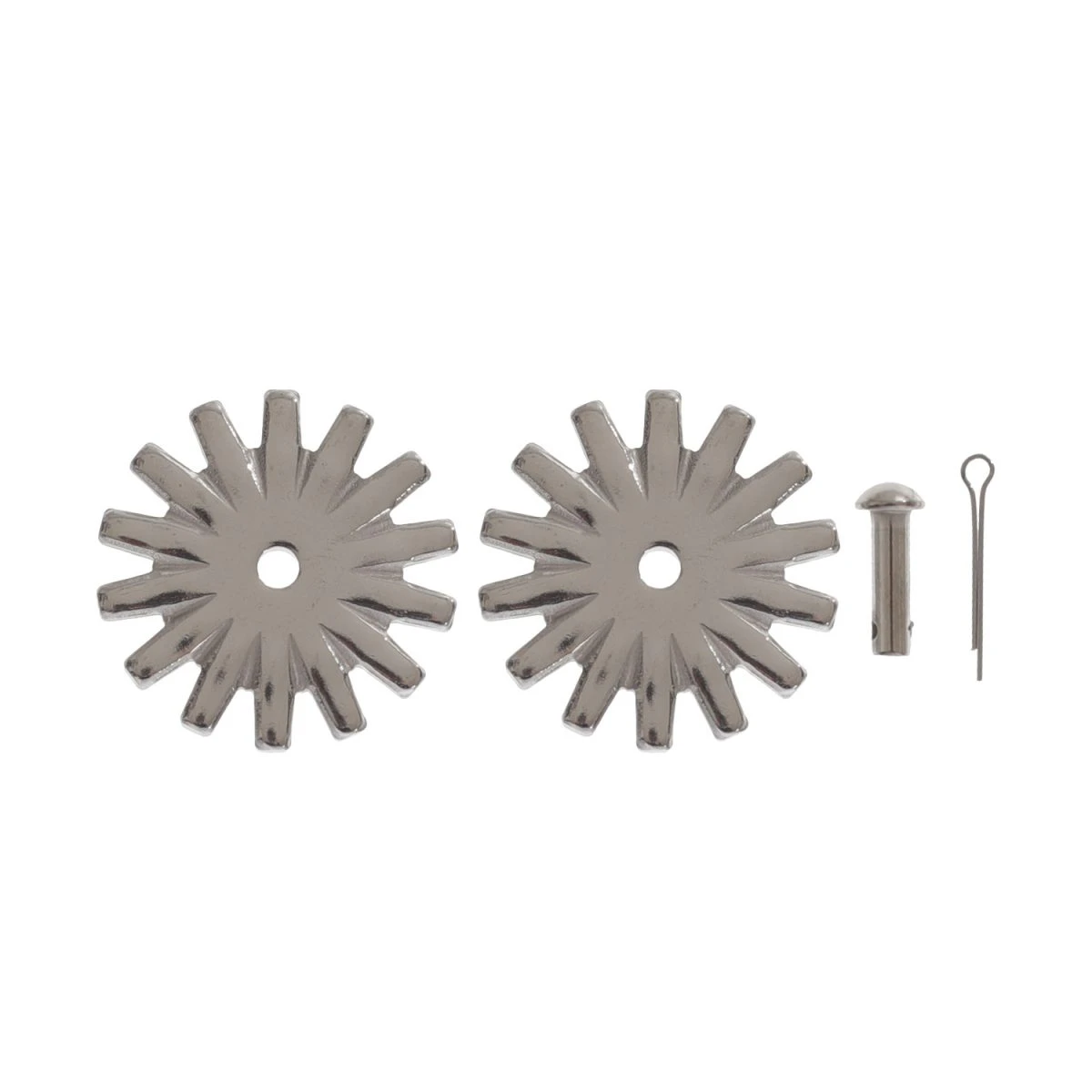 Rotelle per speroni Pool's 303B - coppia con rivetti