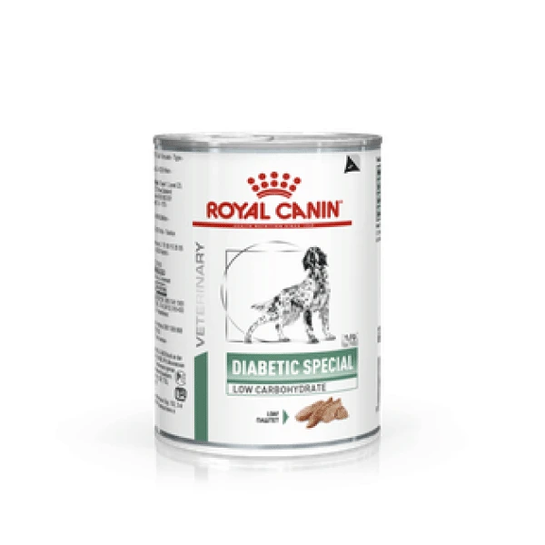 Lattina Royal Canin Diabetic cane umido Low Carbohydrate per cani diabetici