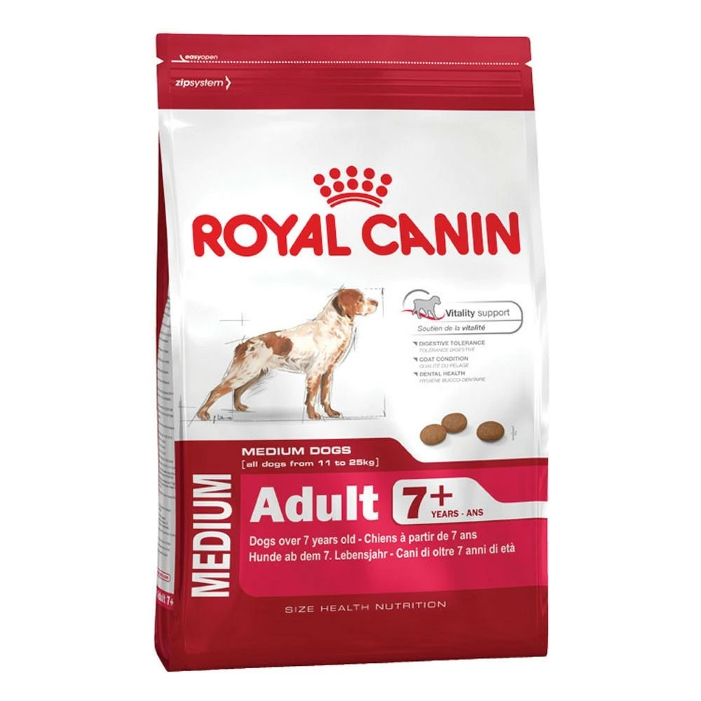 Royal Canin Medium Adult 7+ crocchette 4 kg