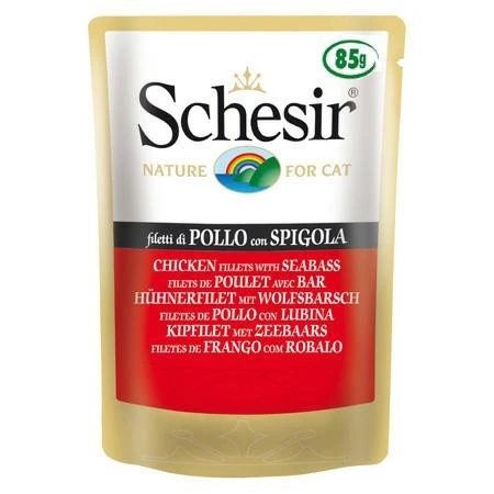Schesir Cat Buste Pollo/Spigola - Immagine 1