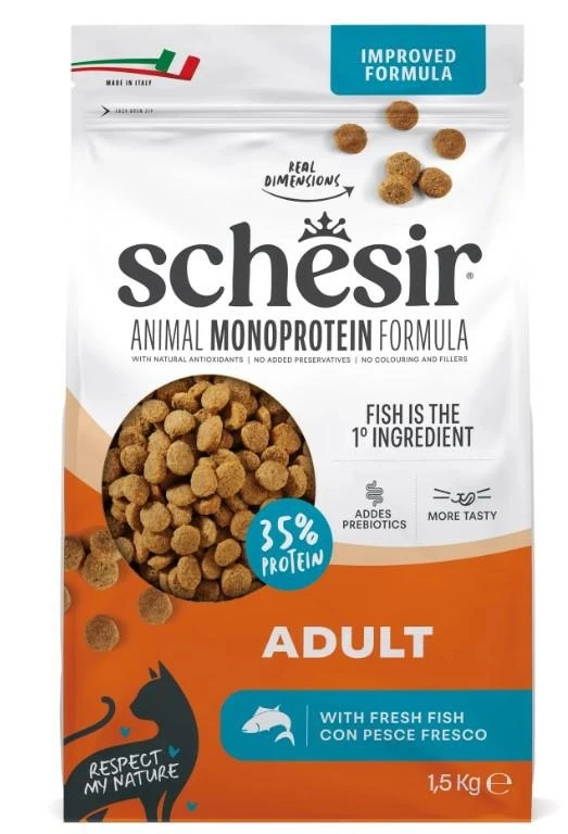 Schesir Cat Pesce 1,5 kg - Mangime secco per gatti