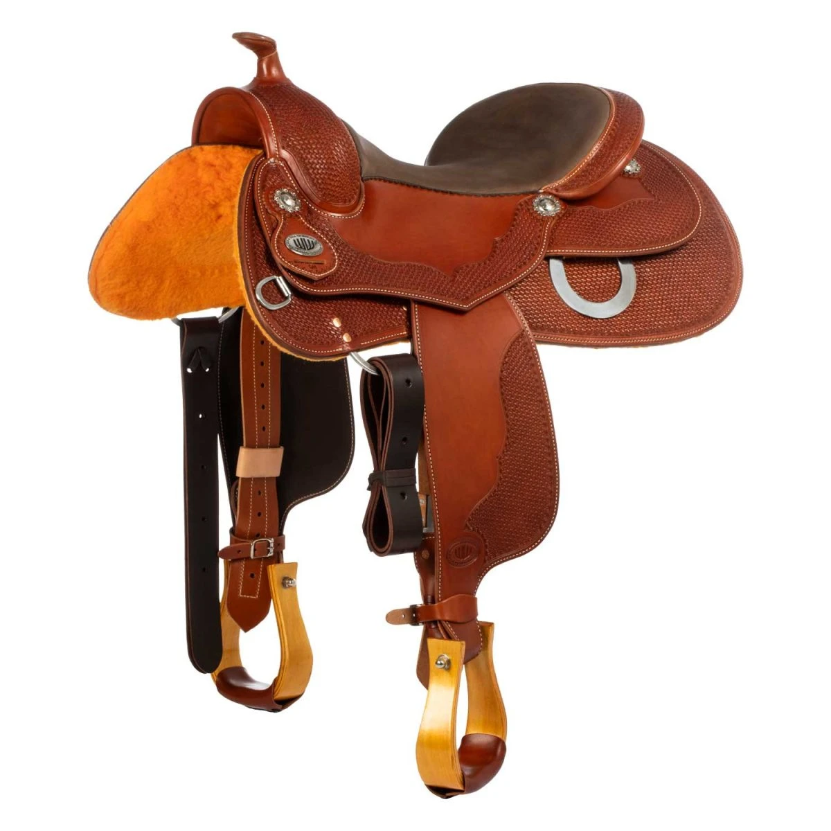 Sella Westwood Reining Big Butterfly Cognac