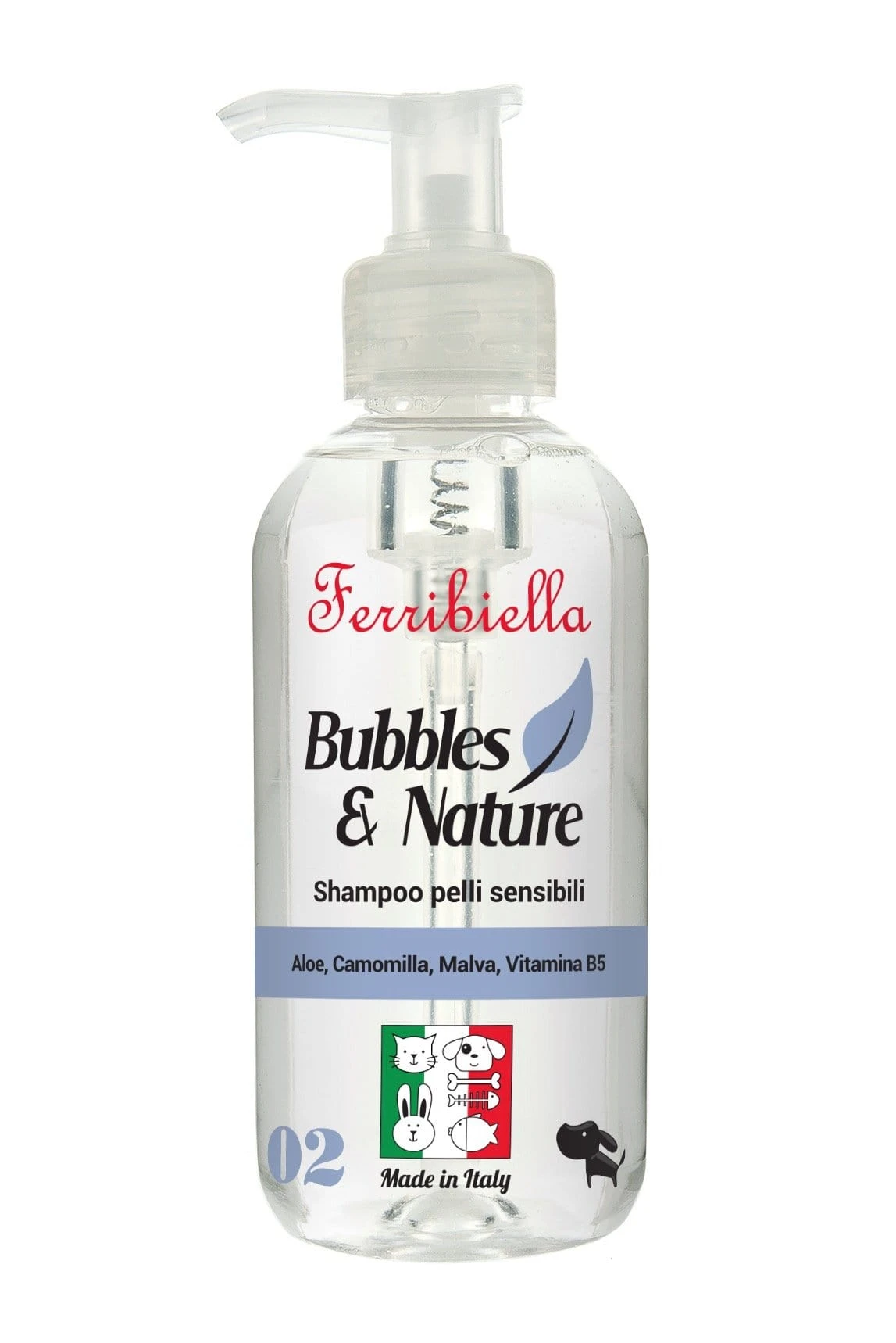 Ferribiella Bubbles & Nature Shampoo Pelli Sensibili 250 ml