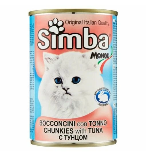 Simba Bocconi al Tonno per Gatti - 24 x 415 g