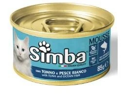 Simba Tonno e Pesce Bianco 85 g - Alimento umido per gatti