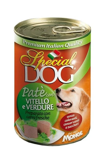 Special Dog Paté Vitello e Verdure per Cani - 24 x 400 g