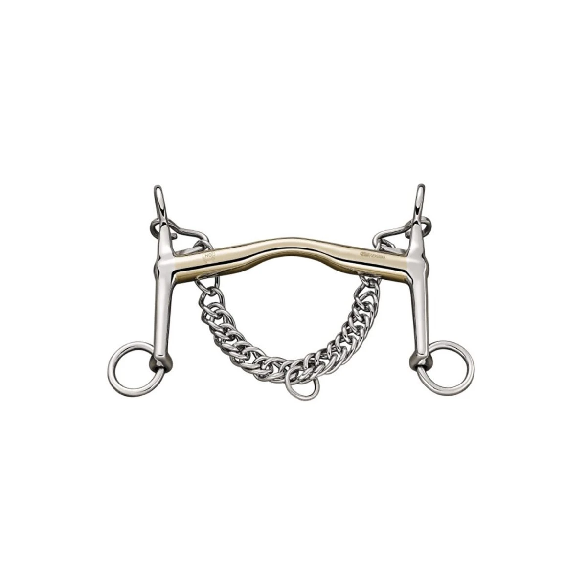 Sprenger Filetto Weymouth Sensogan 16 mm con guance in acciaio inox 5 cm