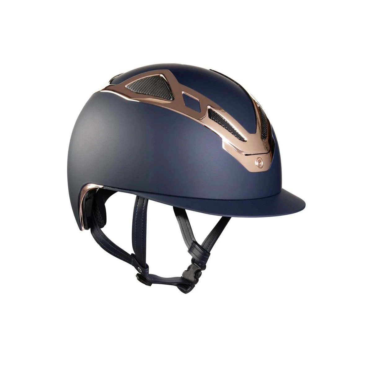 Suomy Apex Chrome - Casco equitazione blu opaco/rose gold