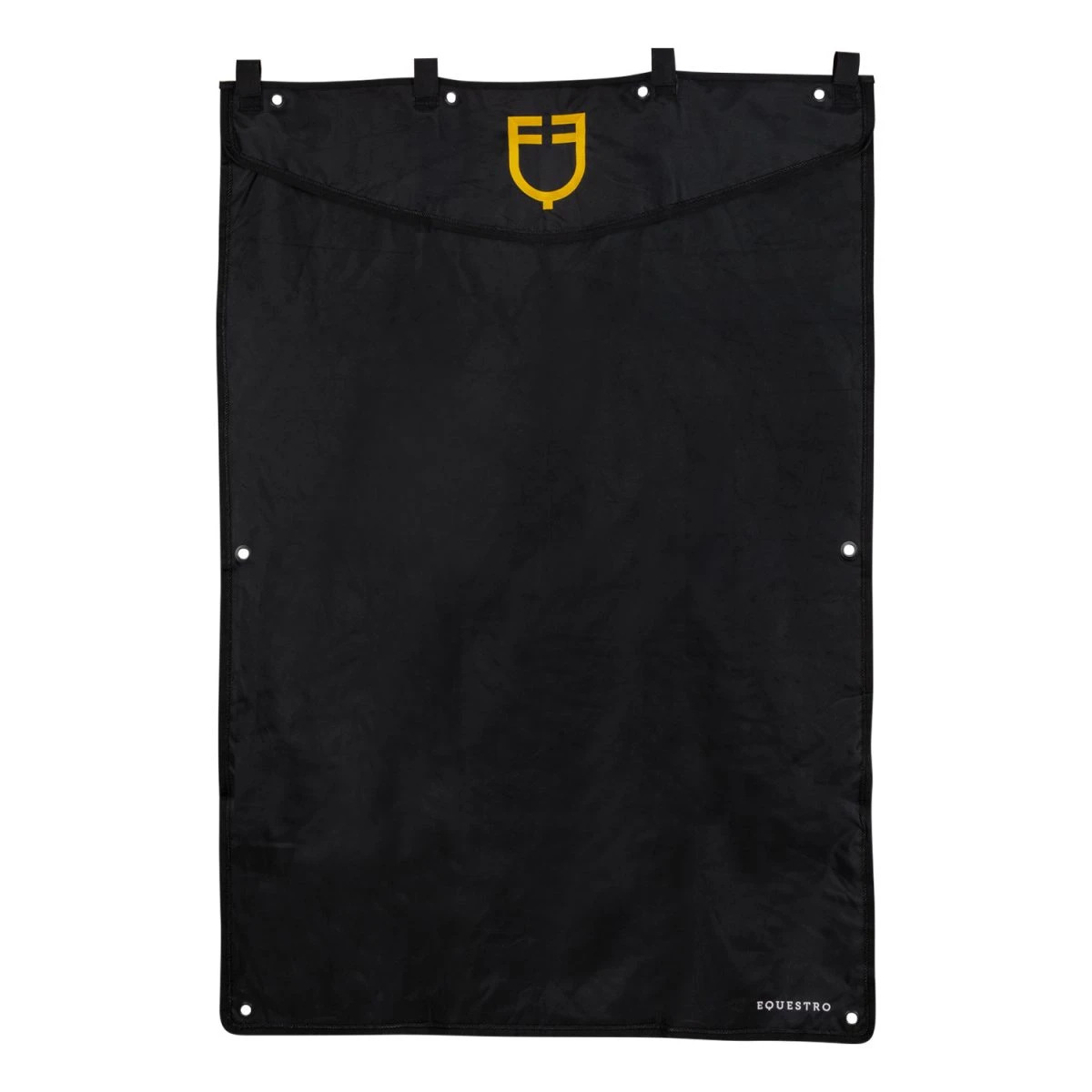 Tenda box lunga Equestro in cordura 135x200 con logo ricamato - Nero - foto 2