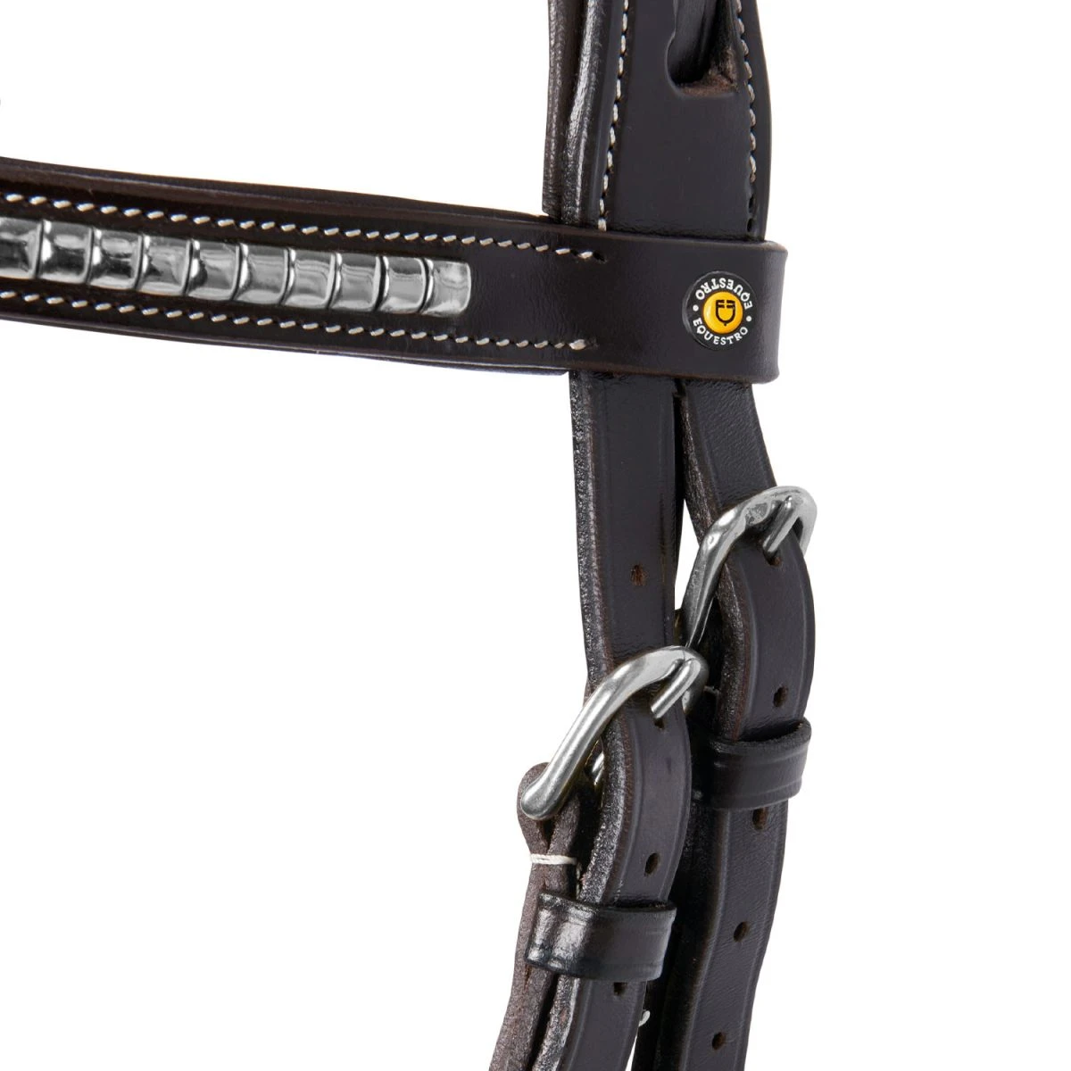 Testiera inglese Clincher in cuoio - Equestro - Pony Testa di Moro - foto 3