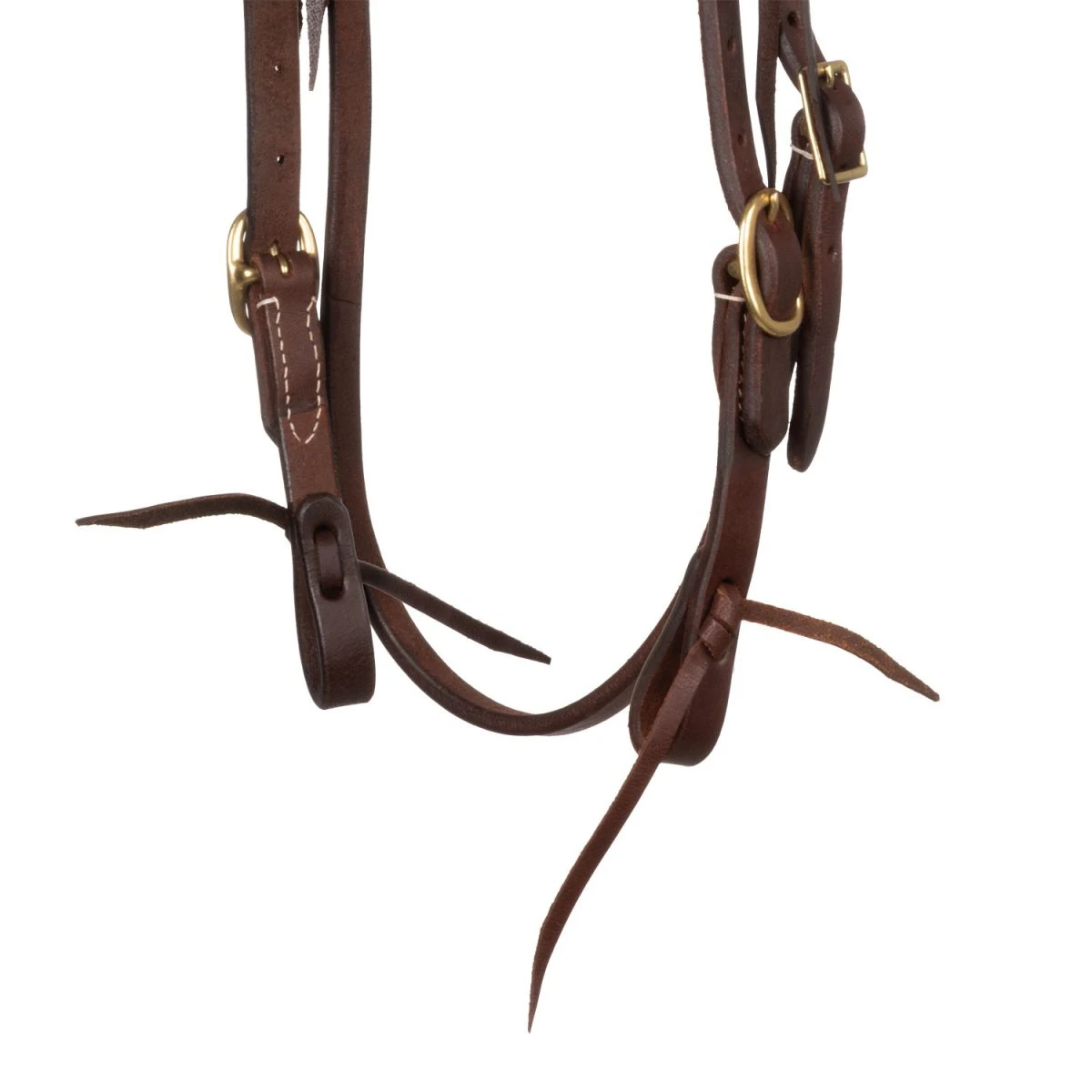 Testiera western Double Buckle - Platinum Pro - Unica Olio Scuro - foto 4