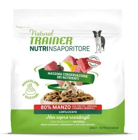 Trainer Dog Nutrinsaporitore Adult Manzo Gr 120 Topper - Natural Trainer