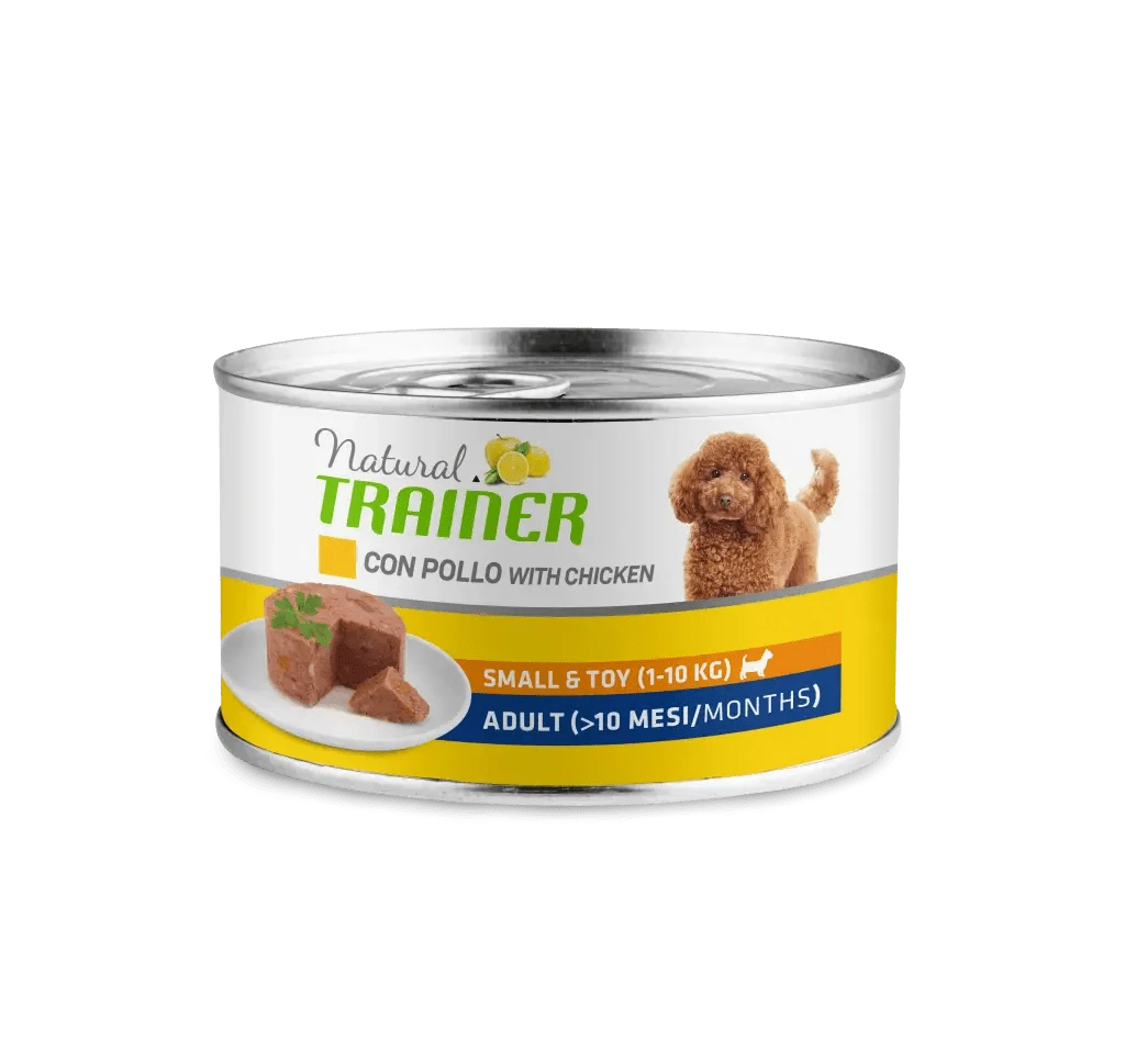 Trainer Natural Small & Toy umido al Pollo - scatoletta 150 gr