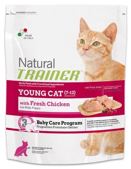 Trainer NATURAL YOUNG CAT CON POLLO FRESCO - Secco gattini Kg. 1,5 - Foto 1