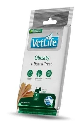 VET LIFE Dog Treats Obesity Mini 60g - Farmina