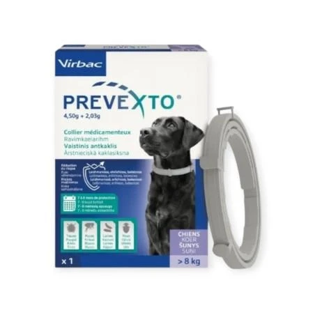 Virbac Prevexto Collare per Cani oltre 8 kg, 70 cm - Immagine 1