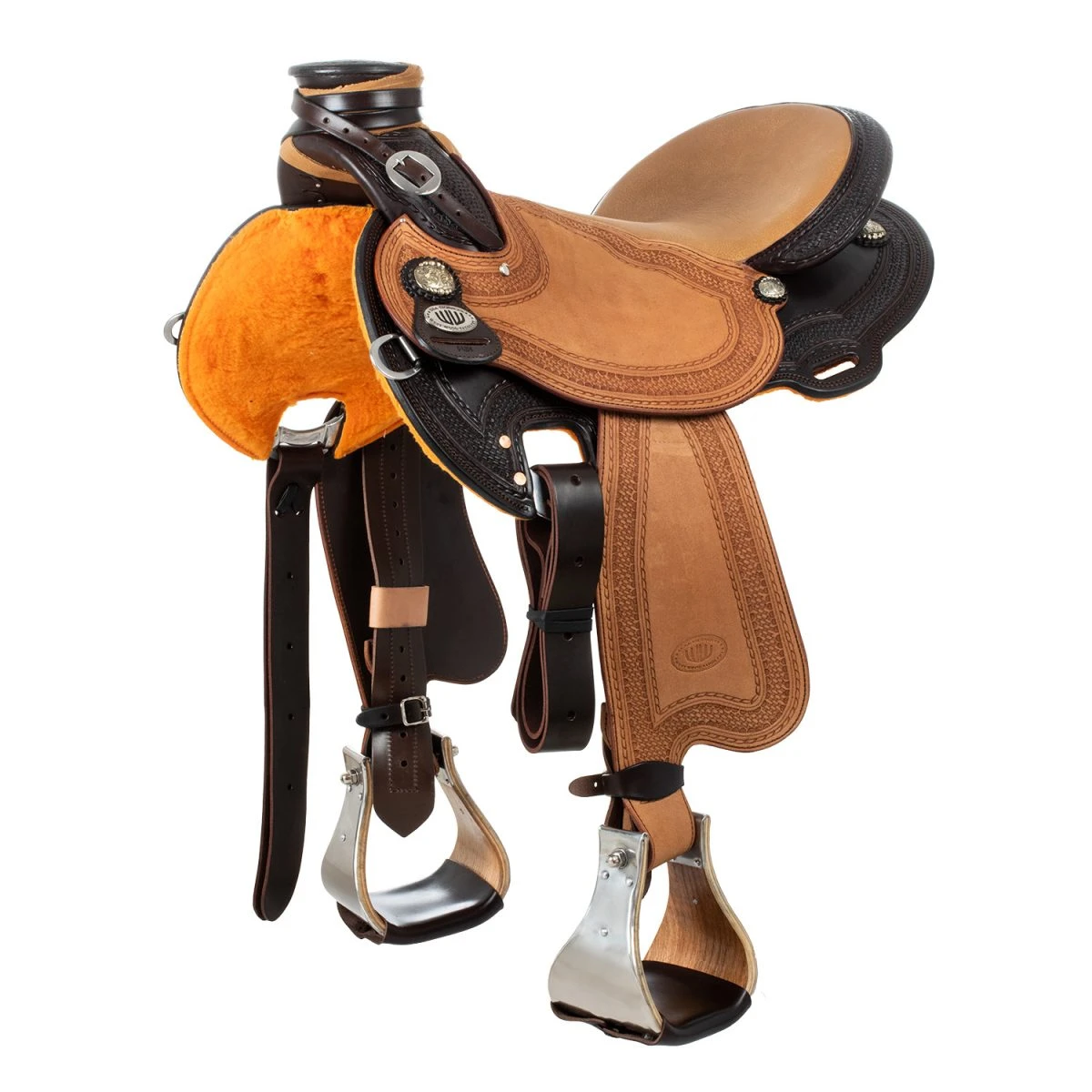 Westwood Sella Western Classic Ladywade Reverse Naturale Border