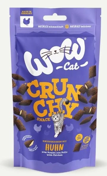 Wow Cat Crunchy Snack con Pollo - 60 g