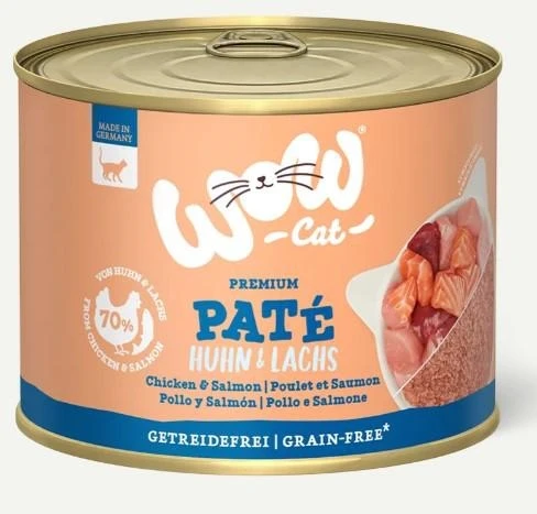 WOW Cat Pollo/Salmone 200g - Nutrizione Gustosa per Gatti