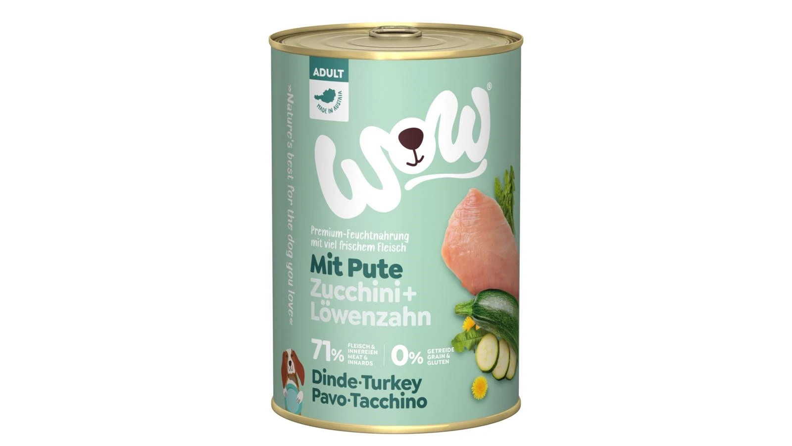 WOW Dog - Mangime Umido al Tacchino 400g