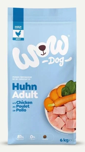 WOW Dog Pollo Secco 6 kg - Mangime per Cani