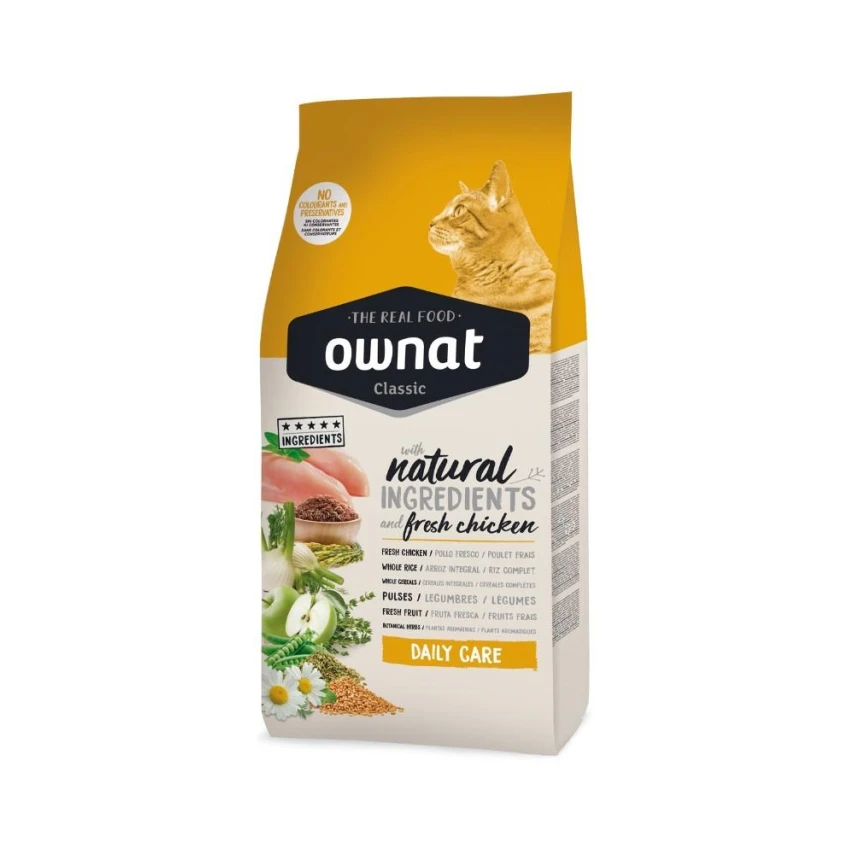 Ownat Cat Classic Daily Care - Crocchette per gatti