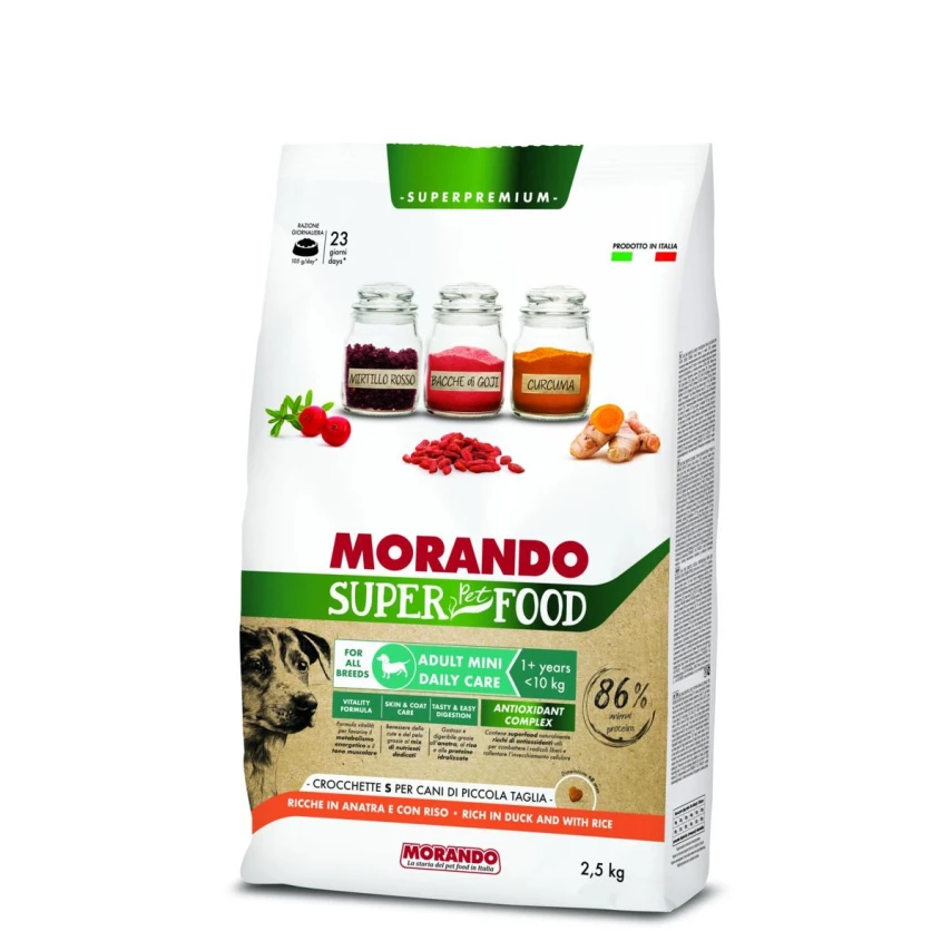 Morando Super Dog Mini Anatra e Riso 2,5 kg
