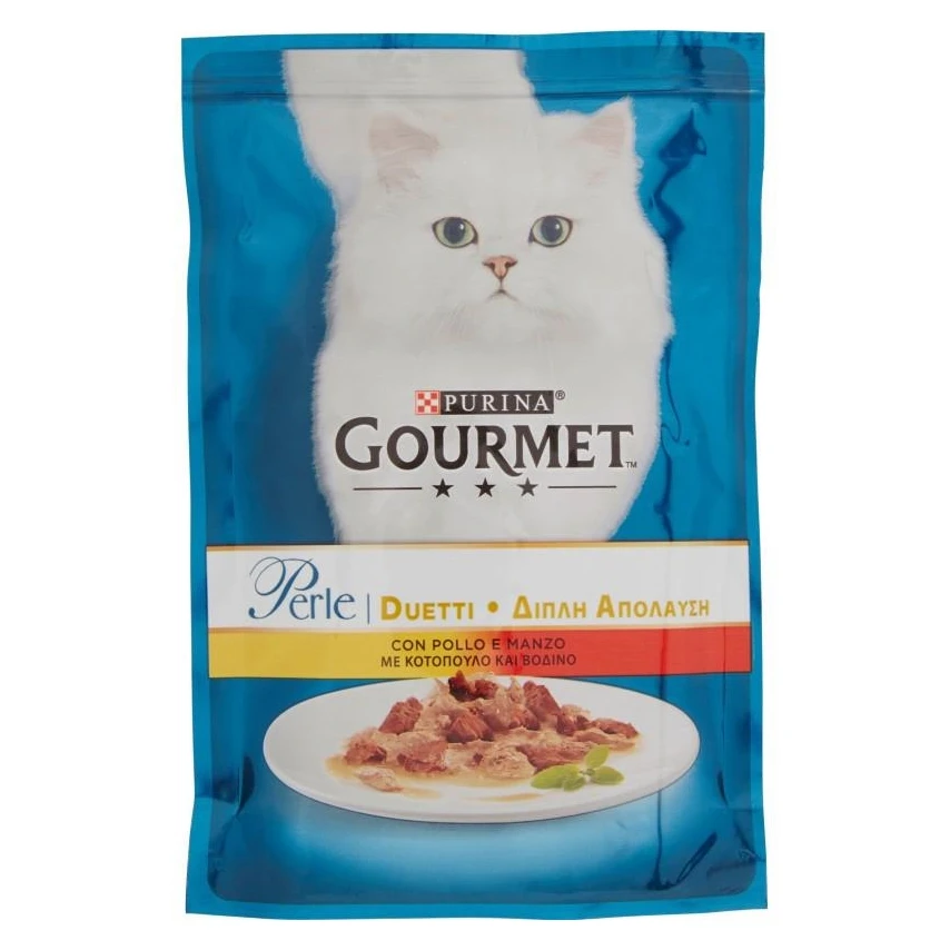 Purina Gourmet Perle Duetti Pollo e Manzo 26 x 85 g