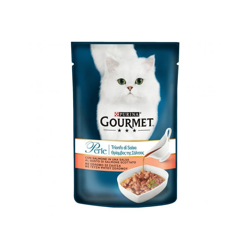 Purina Gourmet Perle Trionfo in Salsa al Salmone 26 x 85 g