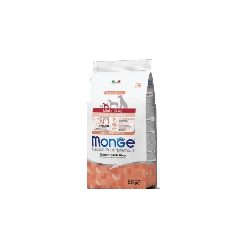 Monge Dog Mini Puppy/Junior al Salmone 2,5 kg