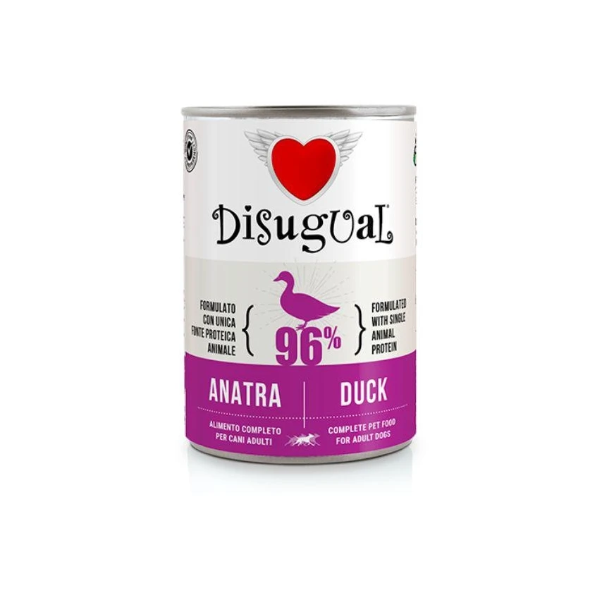 Disugual Dog Anatra - Mangime Umido per Cani