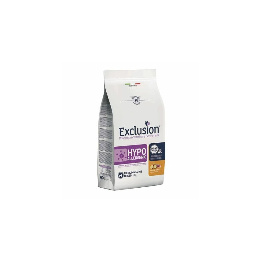 Exclusion Dog Anatra/Patate 12kg - Dorado