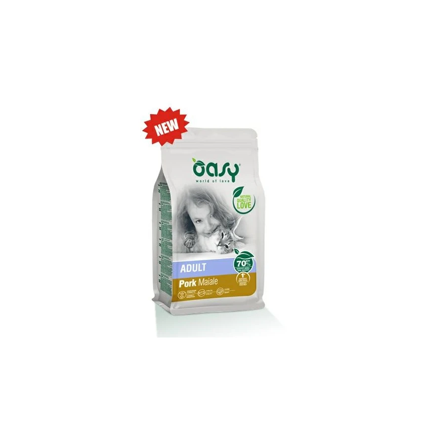 Oasy Cat Maiale - Mangime Secco per Gatti