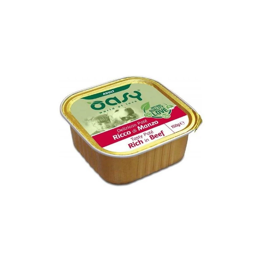 Oasy Dog Paté Delizioso Vitello/Verdure 11 x 150g