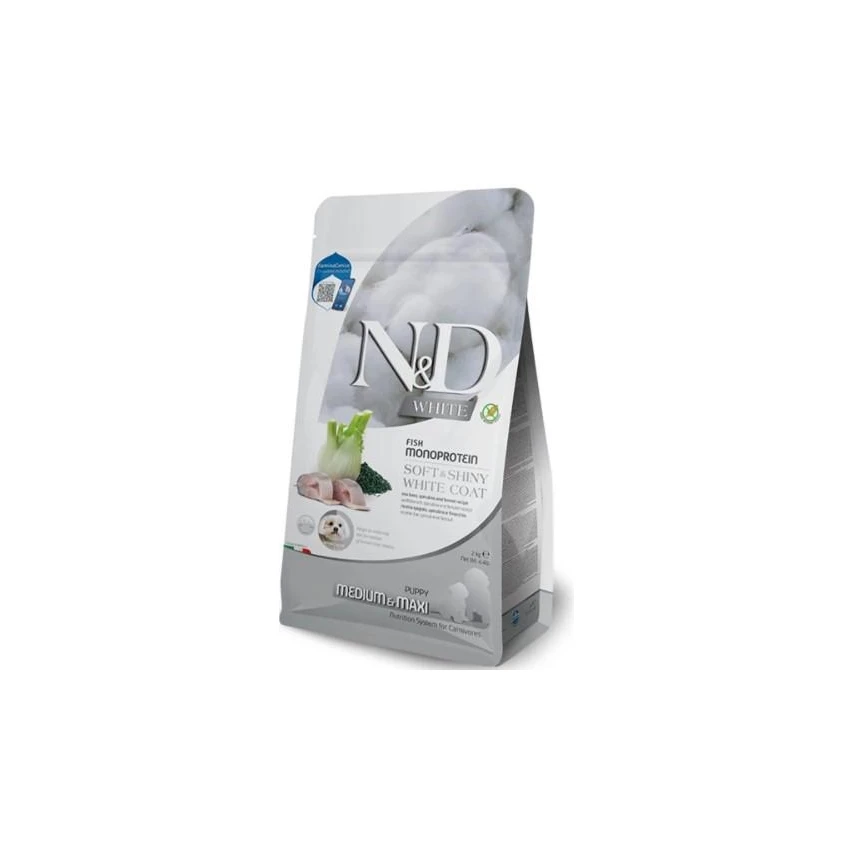ND DOG WHITE MEDIUM/MAXI SPIGOLA 2 KG - FARMINA