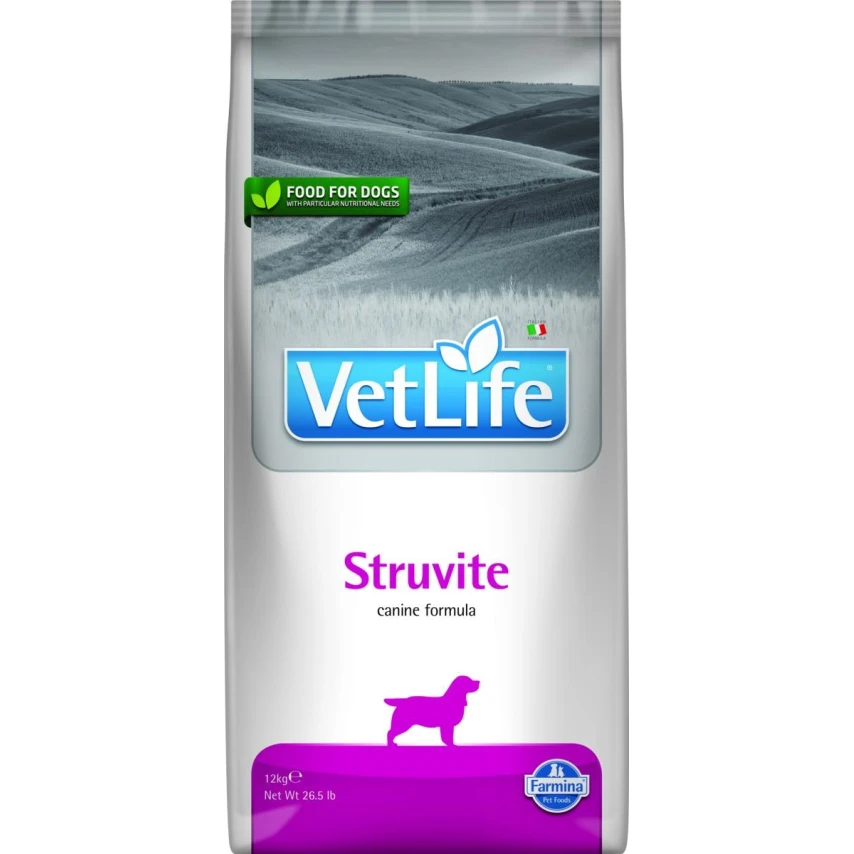 Mangime Dietetico VET LIFE DOG STRUVITE 12 Kg - Farmina