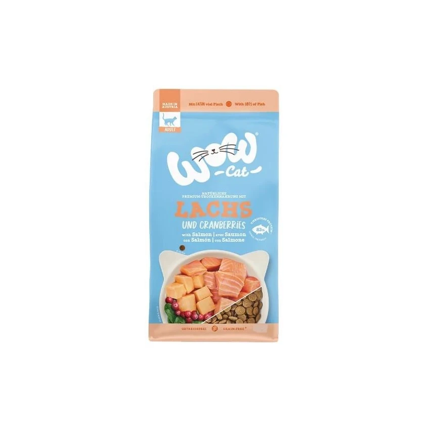 Wow Cat Salmone - Mangime Secco per Gatti