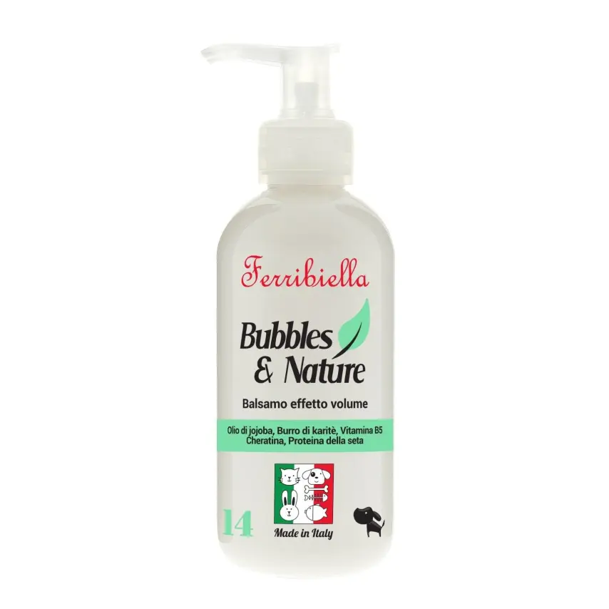 Balsamo Effetto Volume per cani - 250 ml - Bubbles & Nature - Ferribiella