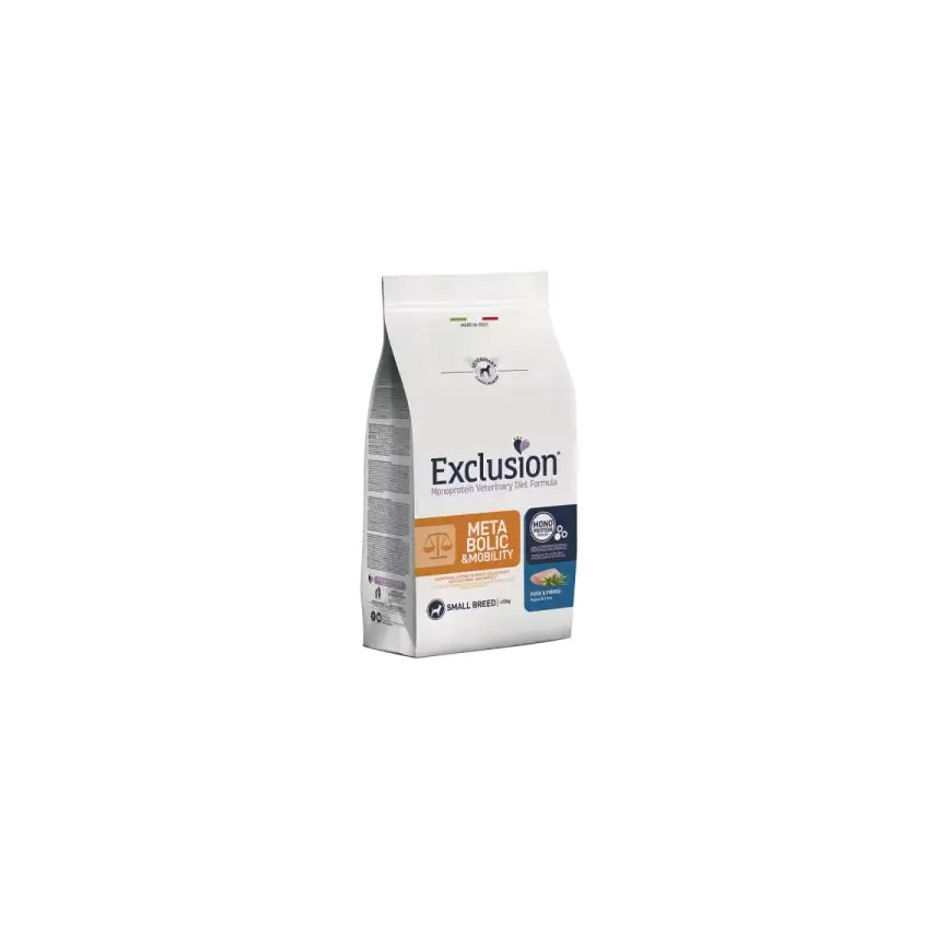 Exclusion Diet Formula CANE SECCO METABOLIC-MOBILITY PORK & FIBRES SMALL conf. 2 kg