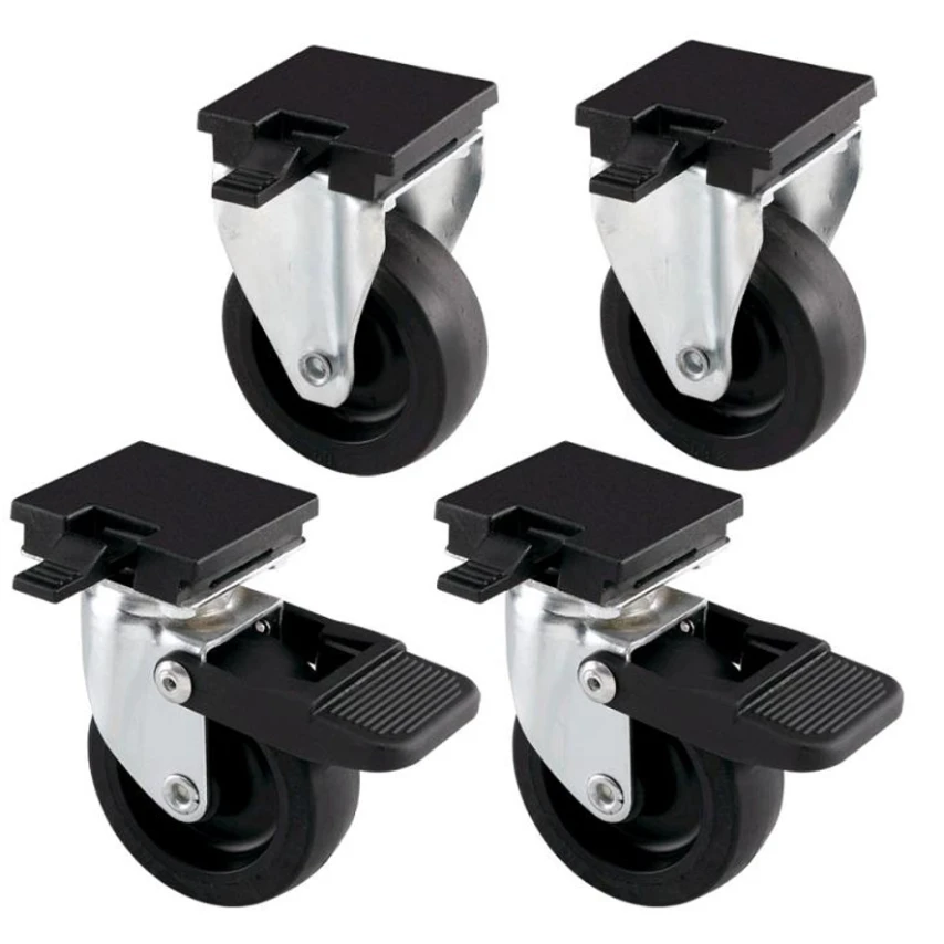 Ferplast KIT L388B - Ruote per Trasportini Atlas 50/60 Professional Restyling 2014 e Classic