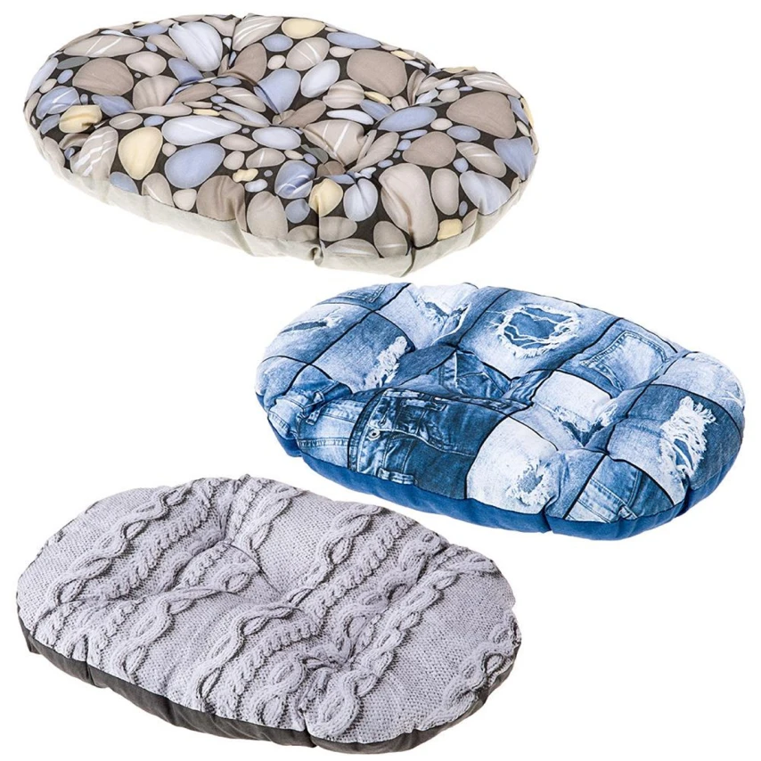Ferplast RELAX JEANS/STONES/WOOL 65/6 - Cuscino per Cani e Gatti