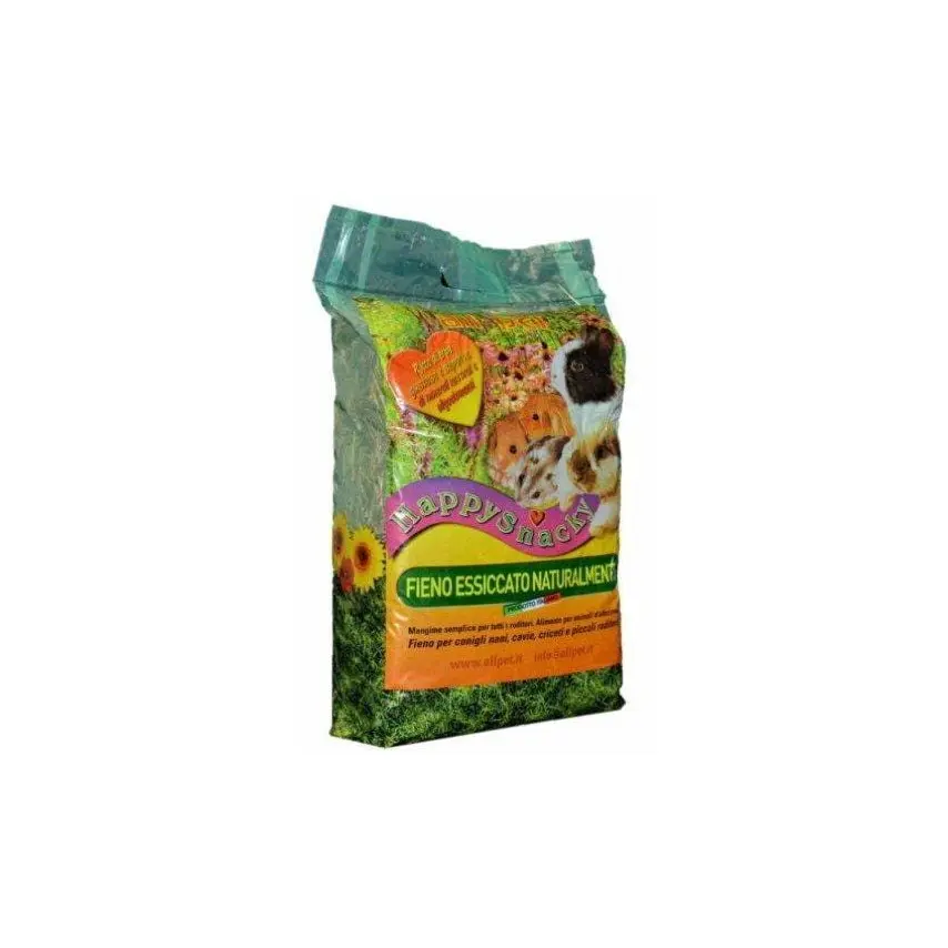 Fieno essiccato naturalmente roditori Happy Snacky - 1 kg  - All-Pet