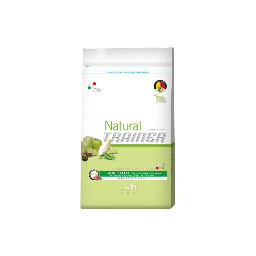 Natural Trainer Adult Maxi al Manzo - 12 kg