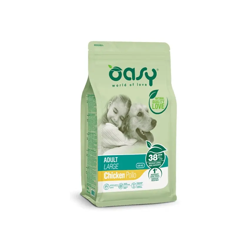 Oasy Lifestage Adult Large al Pollo - 12 kg