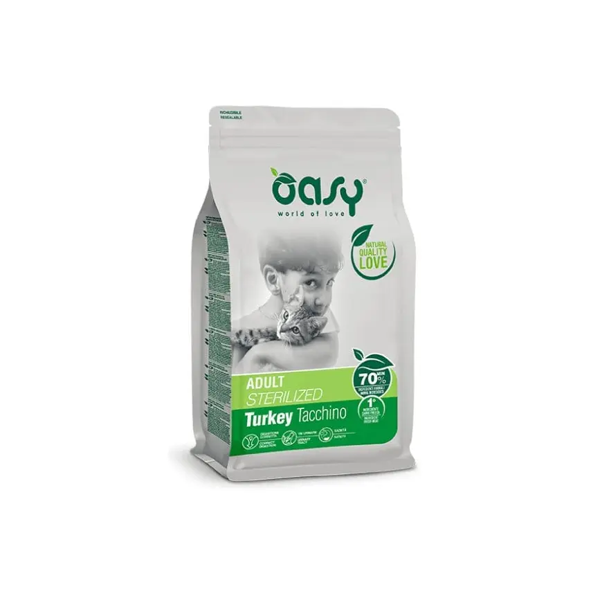 Oasy Lifestage Adult Sterilized al Tacchino