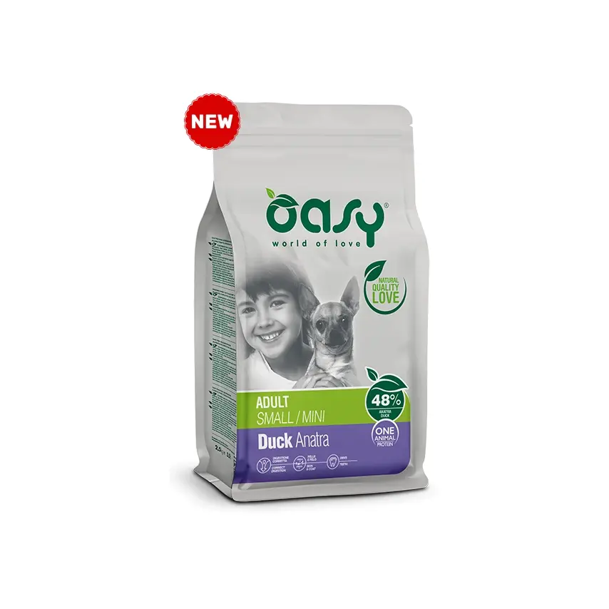 Oasy Mono Proteico Adult Small\Mini all'Anatra