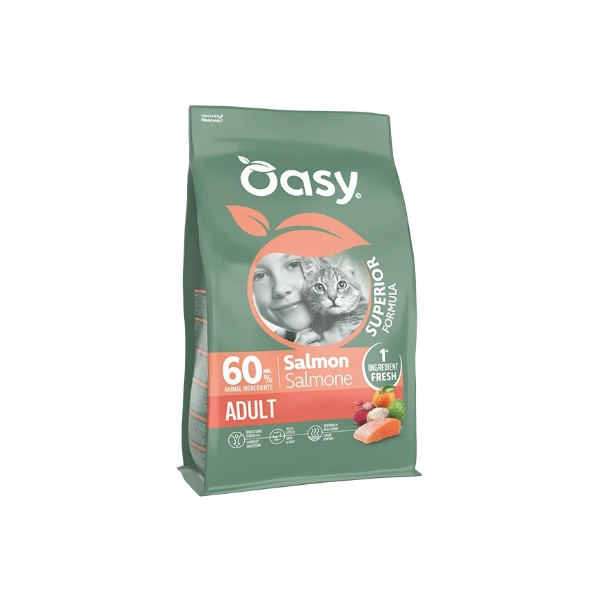 Oasy Superior Formula Adult Salmone - 1,5 kg